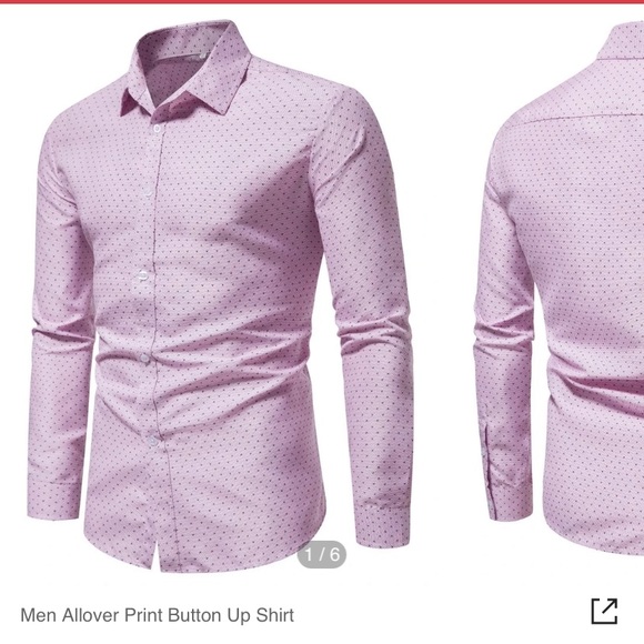 SHEIN Button Down Shirt - Picture 2 of 7